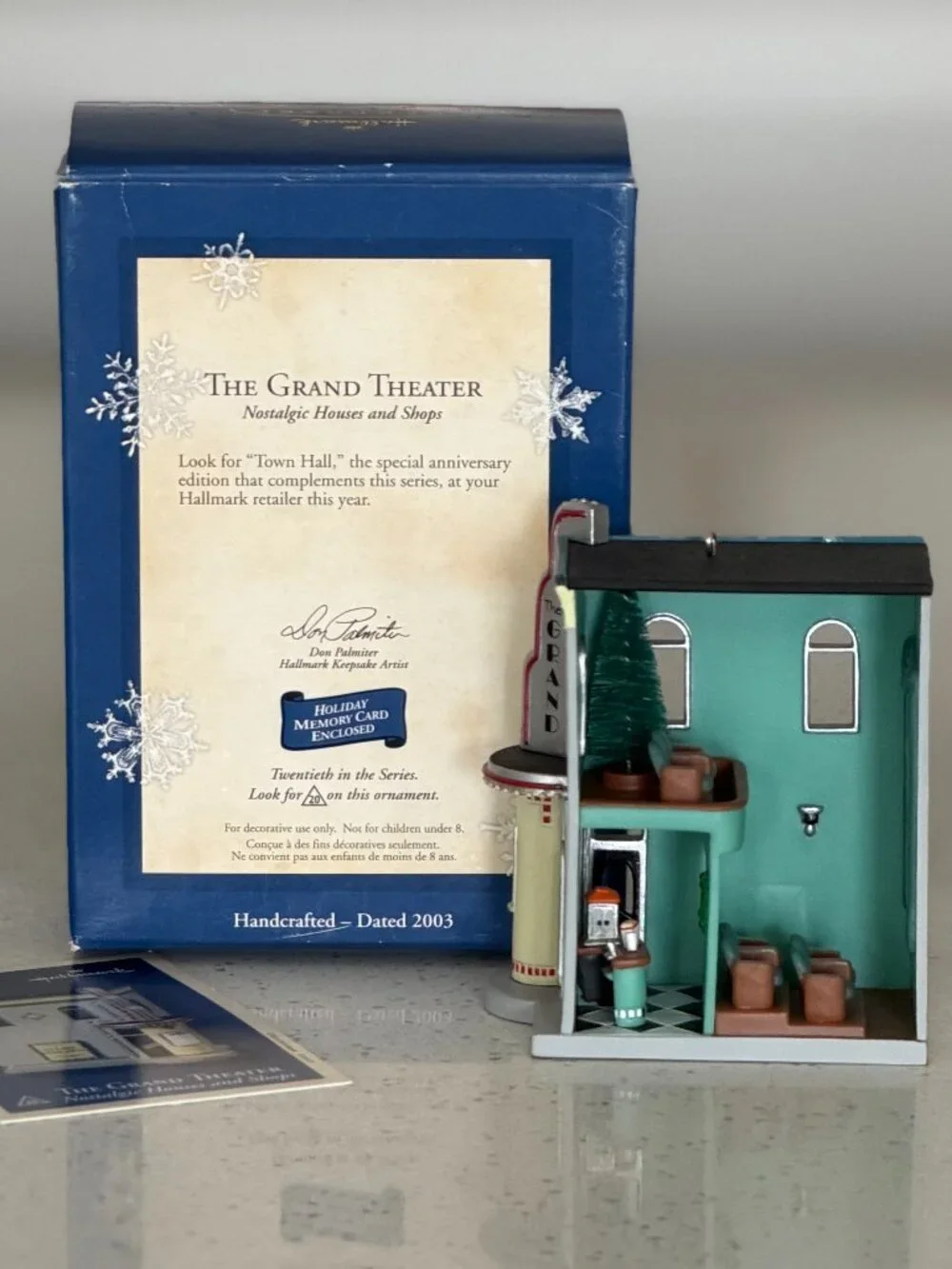 Hallmark Ornament Nostalgic Houses and Shops The Grand Theater #20